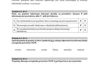 Matura próbna 2020 biologia, str.8