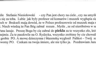 Niesiołowski pogróżki