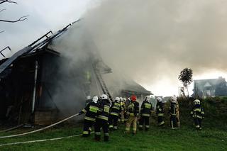 Wielki pożar na Podhalu. Od pioruna spłonął drewniany dom
