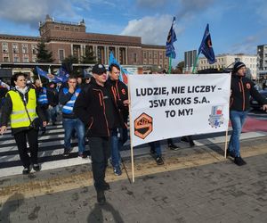 Protest sparaliżował miasto. Hutnicy mają ważny apel