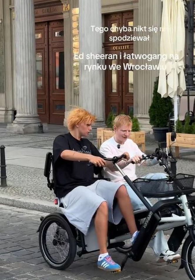 Ed Sheeran przyłapany we Wrocławiu