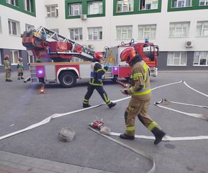 Powiatowe ćwiczenia strażackie w szpitalu wojewódzkim w Siedlcach