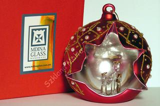 Ręcznie wykonane,szklane ozdoby świąteczne Mdina Glass z Malty zdjecie nr 2