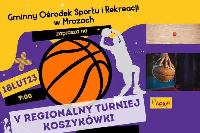 W Mrozach odbędzie się V Regionalny Turniej Koszykówki Mężczyzn