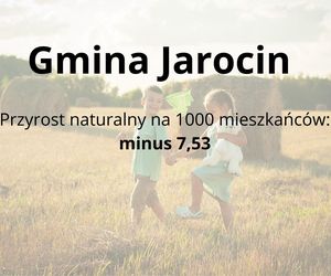 Gminy na Podkarpaciu o najniższym przyroście naturalnym 