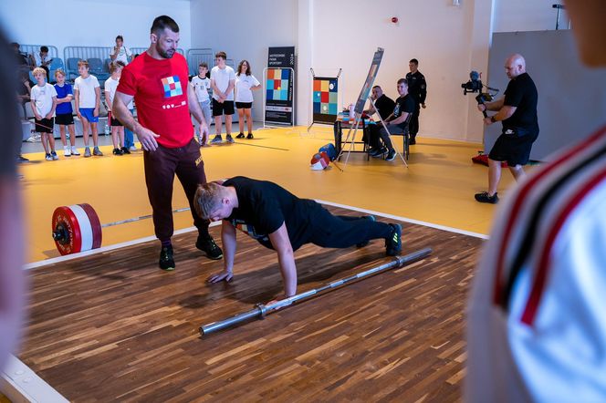 Piknik sportowy byłego zapaśnika Józefa Tracza