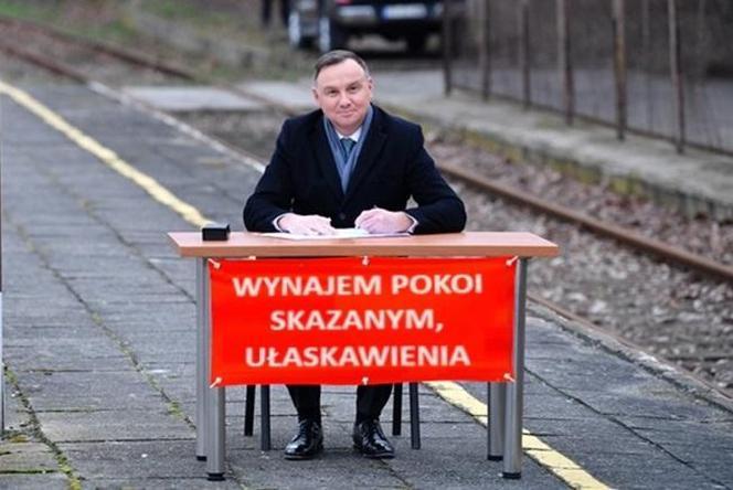 Andrzej Duda ułaskawia Wąsika i Kamińskiego MEMY