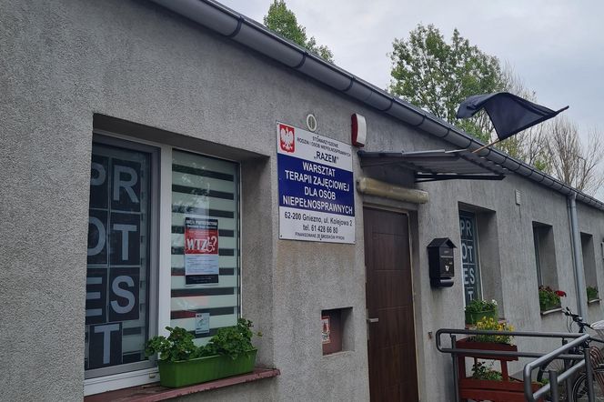 Protest Warsztatów Terapii Zajęciowej