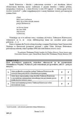 egzamin maturalny język polski 2018 MATURA