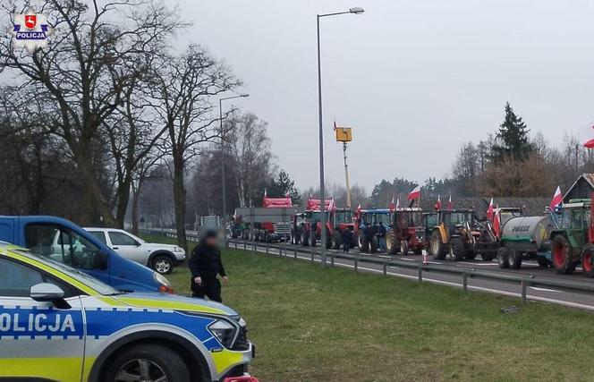 Strajk rolników w woj. lubelskim (20.03.2024)