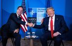 Donald Trump i Marka Rutte na szczycie NATO w Hadze
