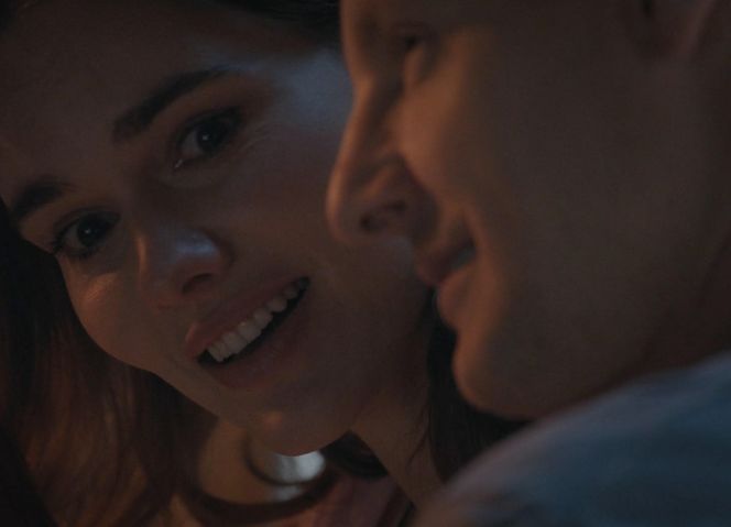 M jak miłość, odcinek 1855: Franka (Dominika Kachlik), Paweł (Rafał Mroczek)