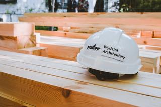 Budowa Pawilonu Wolności w Łazienkach Królewskich