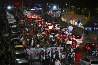 Demonstracja propalestyńska we Włoszech