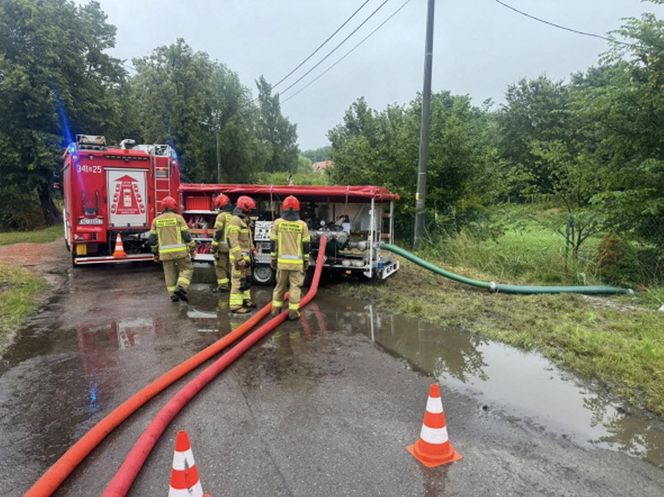 Woda zalała Tolkmicko