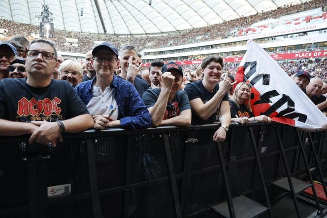 Koncert AC/DC w Warszawie (4.07.2025) - część druga. Organizatorem koncertu jest Live Nation