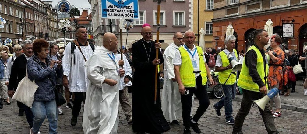 314. Warszawska Pielgrzymka Piesza - wyjście z Warszawy