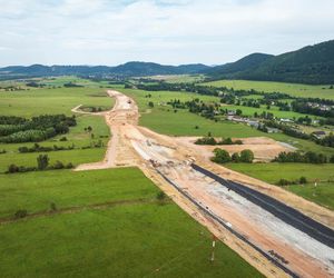Autostrada D11 w Czechach - zdjęcia z budowy - sierpień 2025