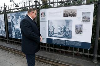 Otwarcie wystawy plenerowej pt. Powstanie Styczniowe 1863 roku w Warszawie