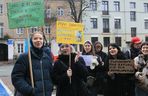 Obrońcy Stacji Praga protestowali pod urzędem