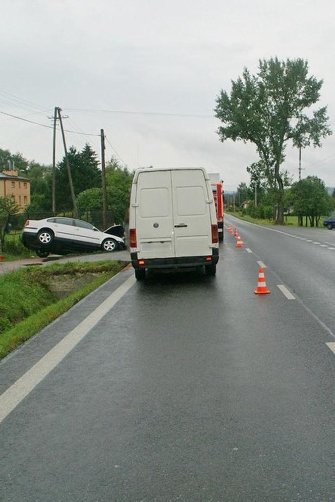Do wypadku doszło w Krośnie na ul. Rzeszowskiej