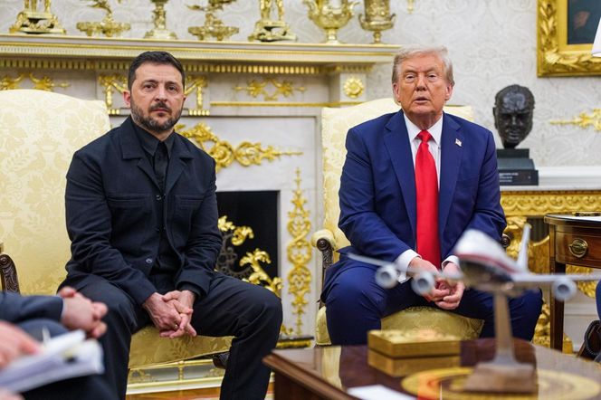 Spotkanie Zełeński - Trump w Białym Domu z udziałem europejskich liderów