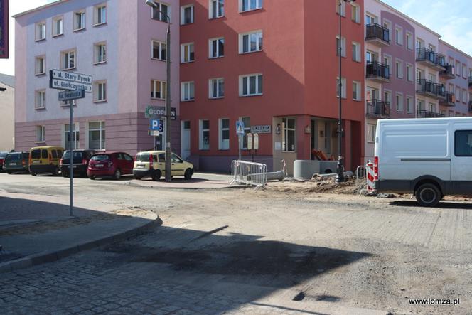 Trwają prace na ul. Giełczyńskiej w Łomży