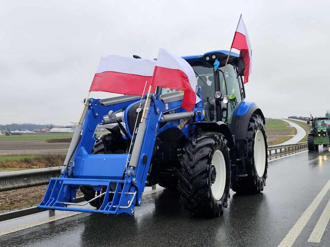 Protest rolników z Podkarpacia w Przeworsku