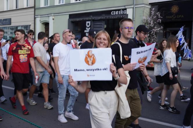 Igry 2024. Barwny korowód studentów przeszedł ulicami Gliwic