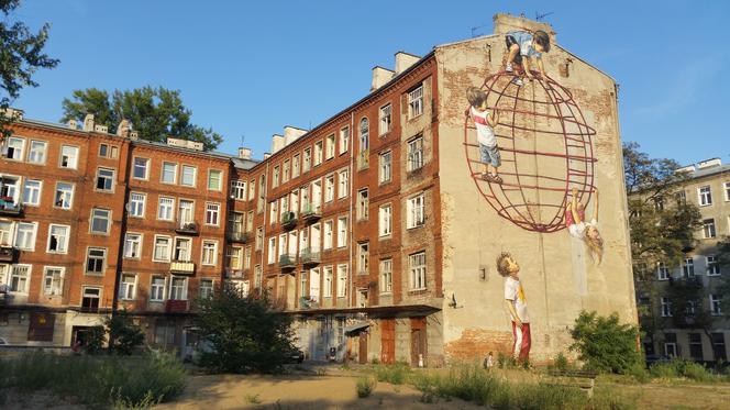 Mural przy ul. Stalowej