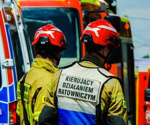 Śmiertelny wypadek w Lędzinach. Nie żyje 66-letnia pasażerka samochodu osobowego