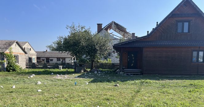 Małżeństwo ze wsi Wyryki dostało już pierwsze pieniądze od państwa. "Czekamy na oficjalne oszacowanie strat"