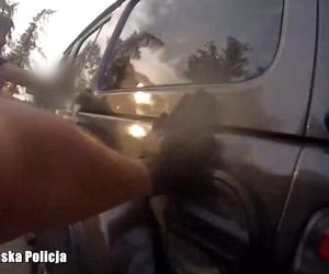 Pijany kierowca demolował wieś