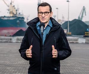 Premier w Gdańsku. Morawiecki sprawdził węgiel