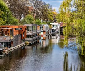 Houseboaty w Hamburgu