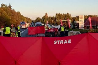  Mucharz. Śmiertelny wypadek na drodze krajowej nr 28. Trzy osoby nie żyją [ZDJĘCIA]
