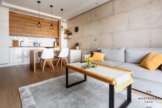 Mieszkanie z dekoracyjnym betonem