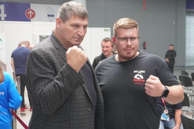 Andrzej Gołota na Targach Boksu w Kielcach