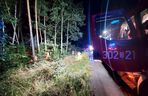 Wypadek na S1 w Katowicach. Samochód wypadł z drogi i stanął w płomieniach!