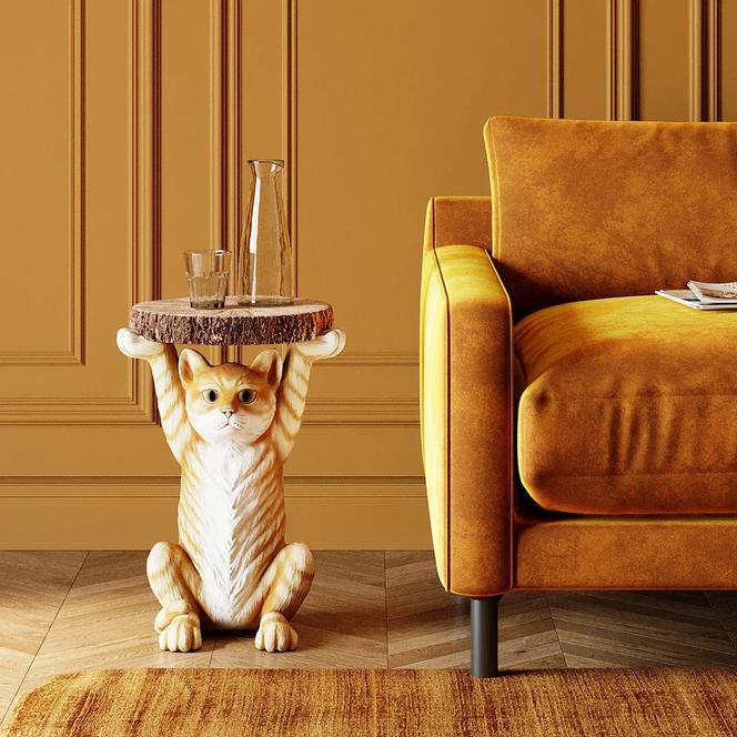 Nietypowe meble - stolik w kształcie kota