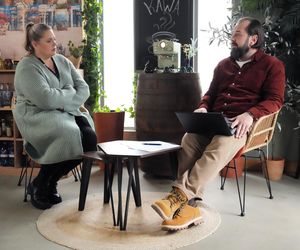 Barwy szczęścia odc. 3218. Aldona (Elżbieta Romanowska), Borys (Jakub Wieczorek)