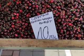 Ceny owoców i warzyw w Toruniu mocno w dół. Czereśnie zaskakująco tanie!