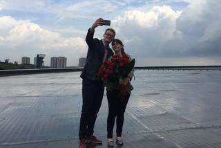 Zaręczyny na dachu Spodka