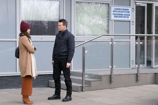 M jak miłość odcinek 1871 ostatni finał sezonu. Kasia (Paulina Lasota), Jakub Karski (Krzysztof Kwiatkowski)