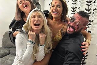 Imieniny Wioli z programu Farma. Uczestnicy bawili się w stylu Halloween