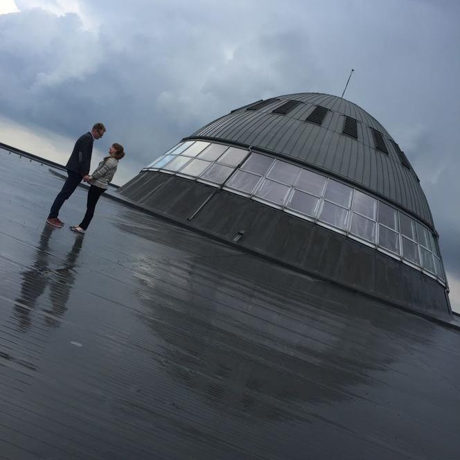 Zaręczyny na dachu Spodka