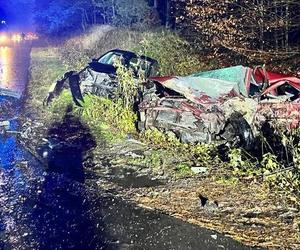 Tragiczny wypadek pod Świeciem. Auto 31-latka stanęło w płomieniach! Mężczyzna nie miał szans