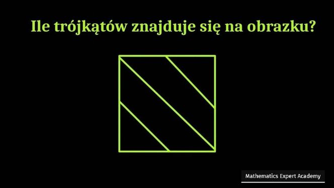 Ile trójkątów widzisz na obrazku? Tylko prawdziwy bystrzak poda prawidłową odpowiedź