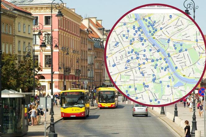 Nowa mapa Warszawy uratuje w pilnej potrzebie. Przyda się imprezowiczom i miłośnikom ostrych kebabów