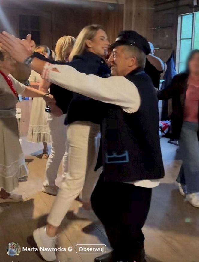 Porwał Martę Nawrocką do tańca 